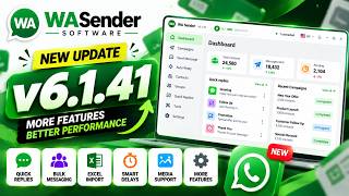 Bulk Marketing Software for WhatsApp + GMaps Data Extractor | WASender update v6.1.41 Tutorial Demo screenshot 3