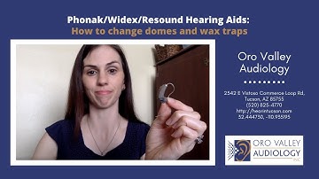 Phonak/Widex/Resound Hearing Aids: How to change domes and wax traps