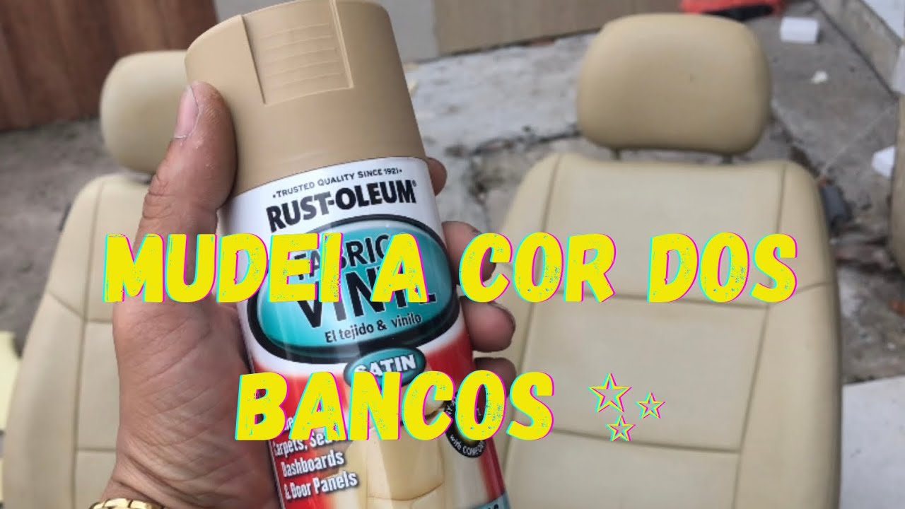 banco de couro bege / faça você mesmo / qual tinta usar / Montana Sport
