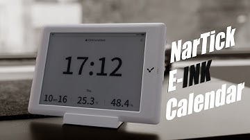 NarTick AI E Ink Calendar Experience: A Delightful Desktop Smart 