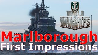 World of Warships- Marlborough First Impressions