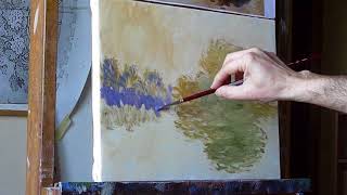 Gianfranco De Meo, paint like Claude Monet. Oil painting demonstration (1)