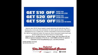 11/30 - CDJR Service Coupons - October 2024