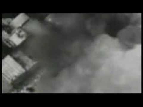 غارات جوية إسرائيلية - منظر من قمرة القيادة - 18 مايو 2007