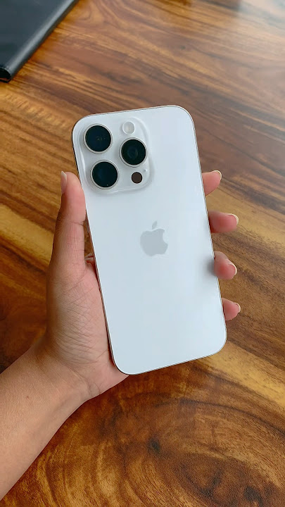 Unboxing iPhone 16 pro 256gb in white titanium 🤍✨ I’m obsessed 😍 #apple #iphone16pro #unboxing
