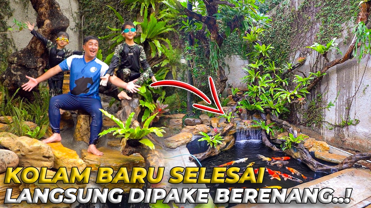 #6 PROJECT TAMAN SABRINA | PULUHAN KOI MASUK KE KOLAM SABRINA!