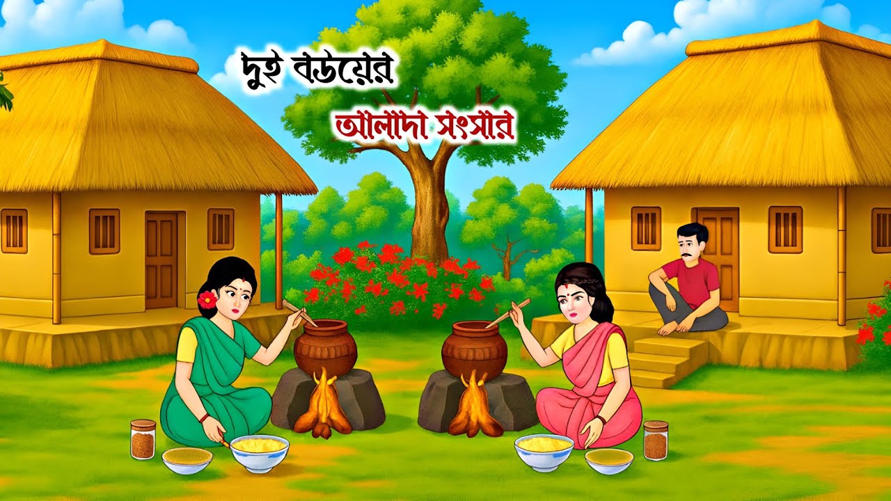 দুই বউয়ের আলাদা সংসার || Bengali Moral Stories || Thakumar Jhuli