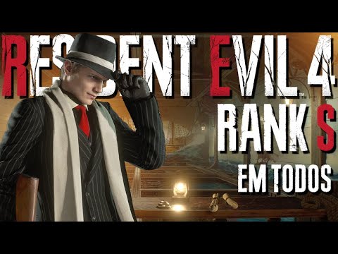 RANK S EM TODOS OS STANDS - MIRA IMBATÍVEL - RESIDENT EVIL 4 REMAKE