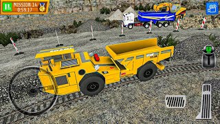 Heavy Mining Dump Truck Driving at Quarry Construction Site - truck parking games - Android Gameplay screenshot 4