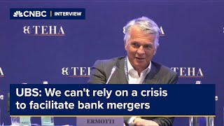UBS: Can't rely on a crisis to facilitate bank mergers