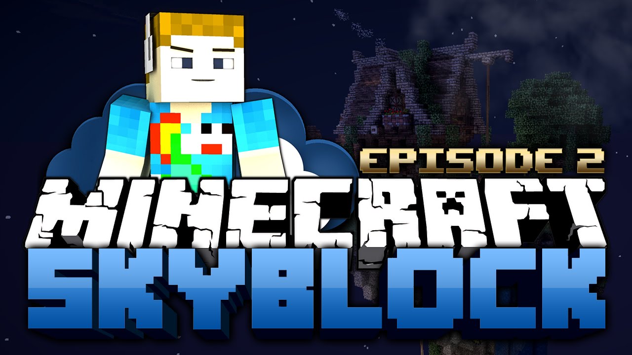 dantdm logo Minecraft: Sky Block MADNESS | DIAMOND RAIN?! #2