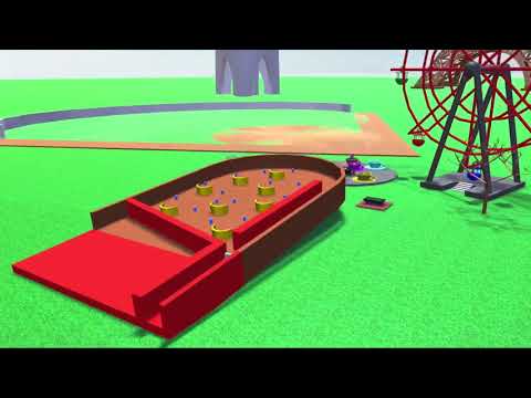 【物理エンジン】ピンボールで自ら飛ばされてみたw