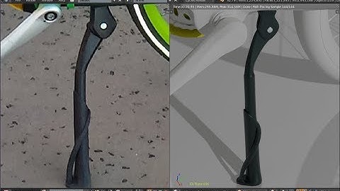 Modeling A Bicycle With Blender - Modeling A Bicycle Kick Stand