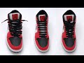 3 Cool Ways How To Lace Nike Air Jordan 1 | Nike Air Jordan 1 MID Lacing