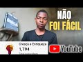 Como monetizei o meu primeiro canal no YouTube - Dia 2