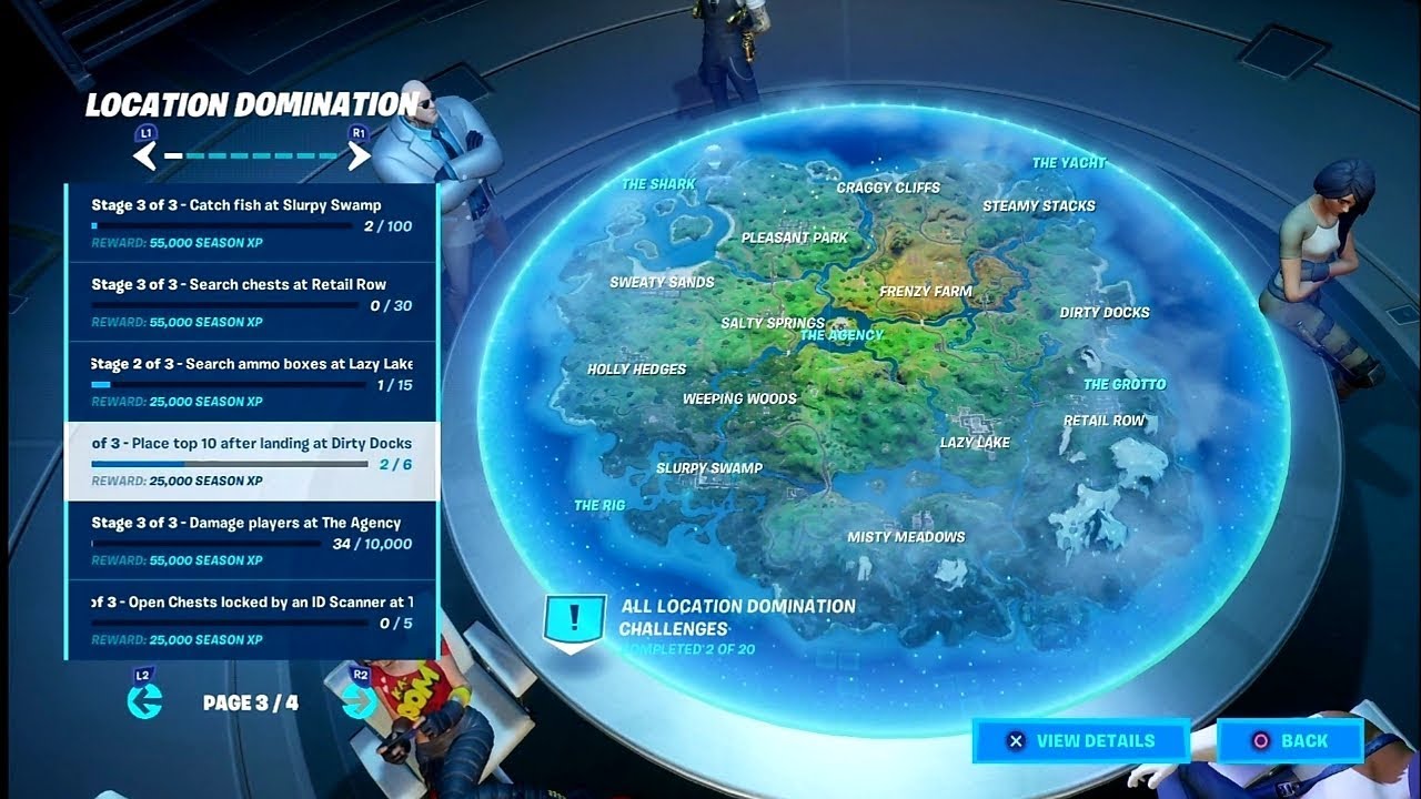 Fortnite - Place Top 10 After Landing At Frenzy Farm Or Dirty Docks Challenge Glitch