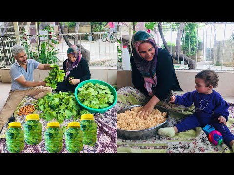 Salamura Kışlık İçin Yaprak Organik Çökelek Yapımı~Yöresel Lezzetler