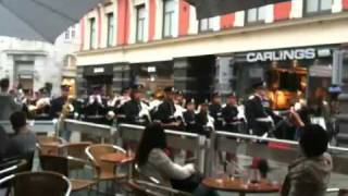 Marching band on Karl Johans gate
