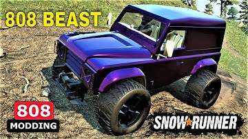 Snowrunner New Mod Coming to Console Mods Defender Mod 808 BEAST