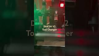 4 Tools with fast tool changes on the DAKSH V2 Tool Changer