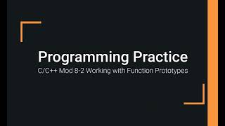 Celebrity C++ Programming Examples 08-2 Working with Function Prototypes Net Worth