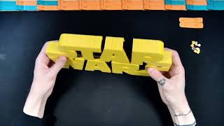LEGO Star Wars Brick-Built Star Wars Logo 75407 Review! Nice Display With Good Building Techniques!