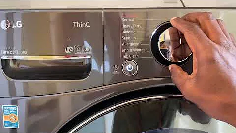 LG thinq how to run a wash and dry cycle