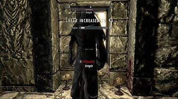 skyrim sneak glitch: get your sneak skill to level 100