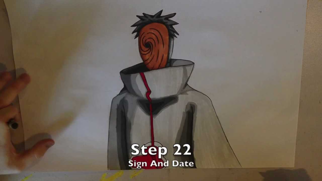 YWWV: How To Draw Tobi (Step-By-Step) - YouTube