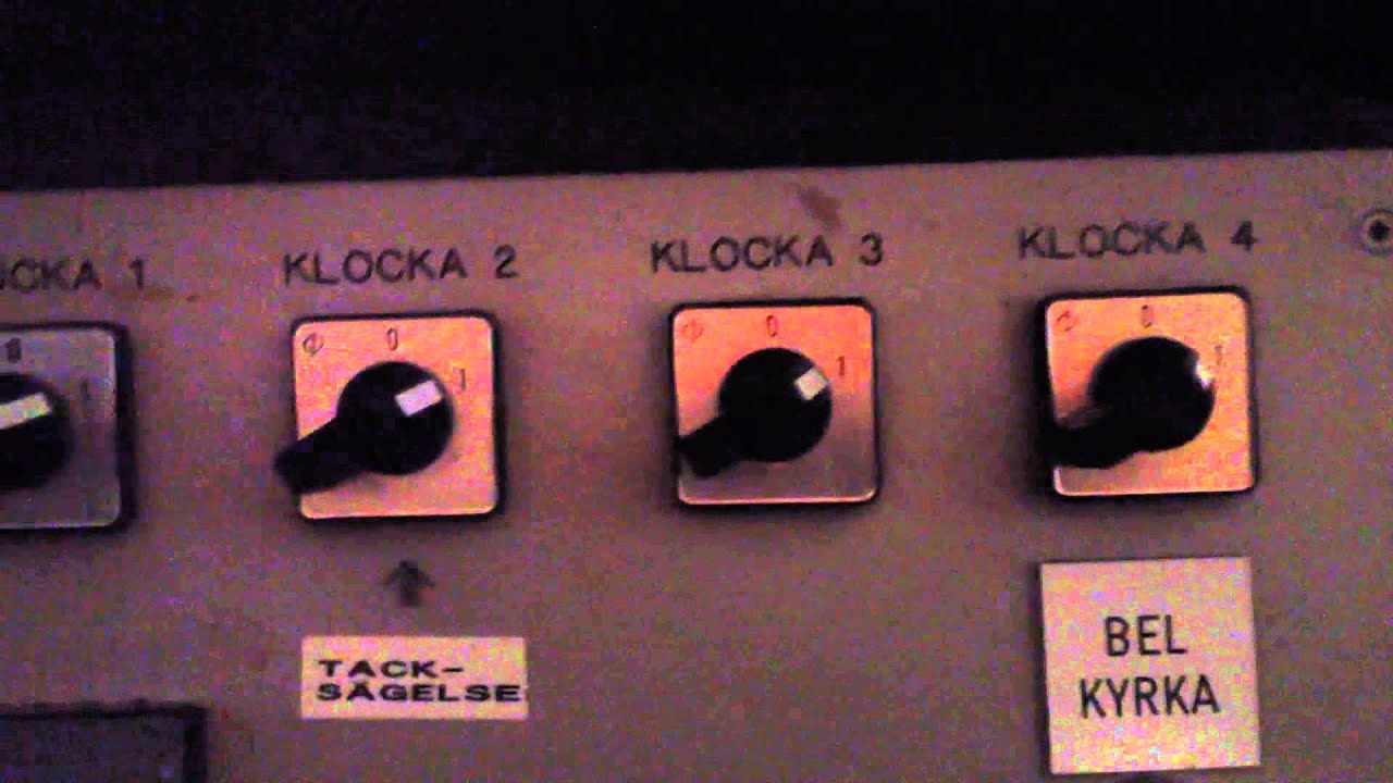 Jag ringer sammanringning med alla 4 klockorna |Kärna Kyrka