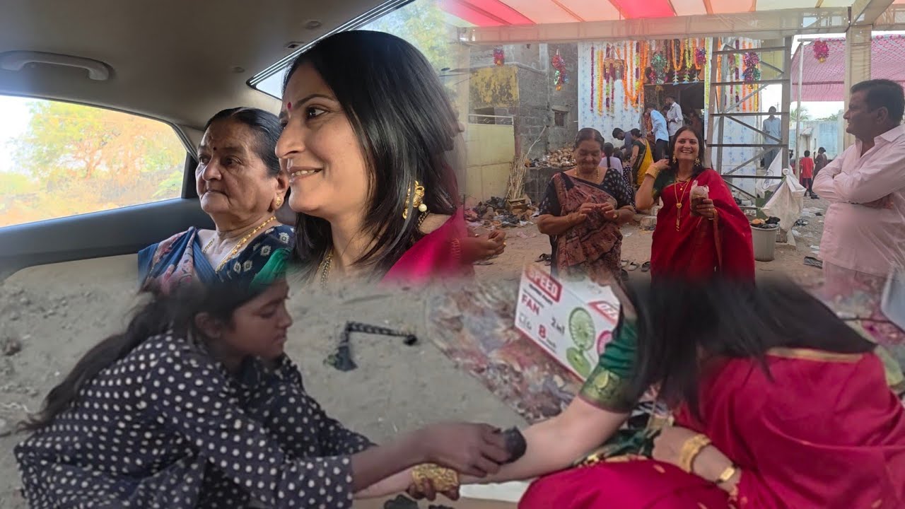 Mummy (માં) na gaam ma gya 🙏 ઘોડાદર ગંજપીર બાપા ના મંદિરે👌❤️