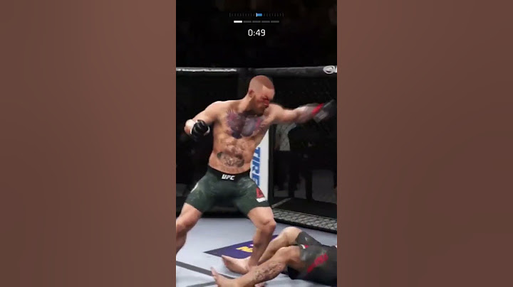 CONNOR MCGREGOR DERRIBA A FERGUSON CON UNA PATADA MUY POTENTE 😱😱😱