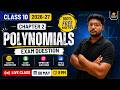 Class 10 Maths Chapter 2 Polynomials 🔥 | Important Exam Questions | Live Class by Sunny Bhaiya