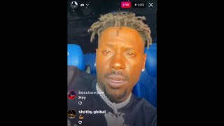 Antonio Brown Responds To Pool Incident On Instagram Live