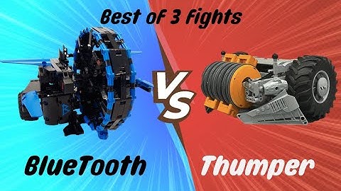 Bluetooth VS Thumper - LEGO Battlebots Robot Wars