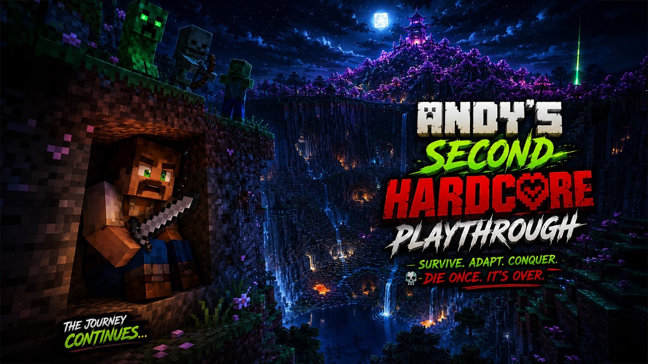 Thumbnail for Can a 41-Year-Old Survive Hardcore Minecraft? (Attempt #2)