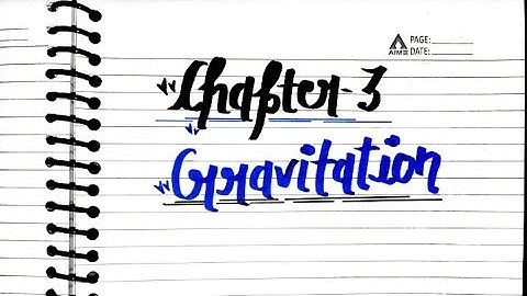 Gravitation💗✨ | Class 9th physics😌 chapter 3 | Handwritten notes with pdf | #notes
