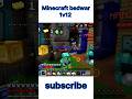 Minecraft bedwar 1v12 part 2 #shorts