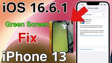 iOS 16.6.1 New Update what’s New Green Screen Fix On iPhone 13..?