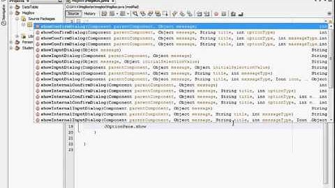 Java Swing Application Message Box