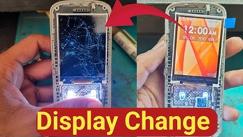 lava keypad mobile display Change || Lava mobile display replacement