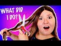 I TRIED TO CUT MY HAIR! ***NOT A GOOD IDEA***