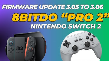 8BitDo Pro 2 - Switch 2 | Firmware Upgrade - 8BitDo Upgrade Tool - Nintendo Switch 2