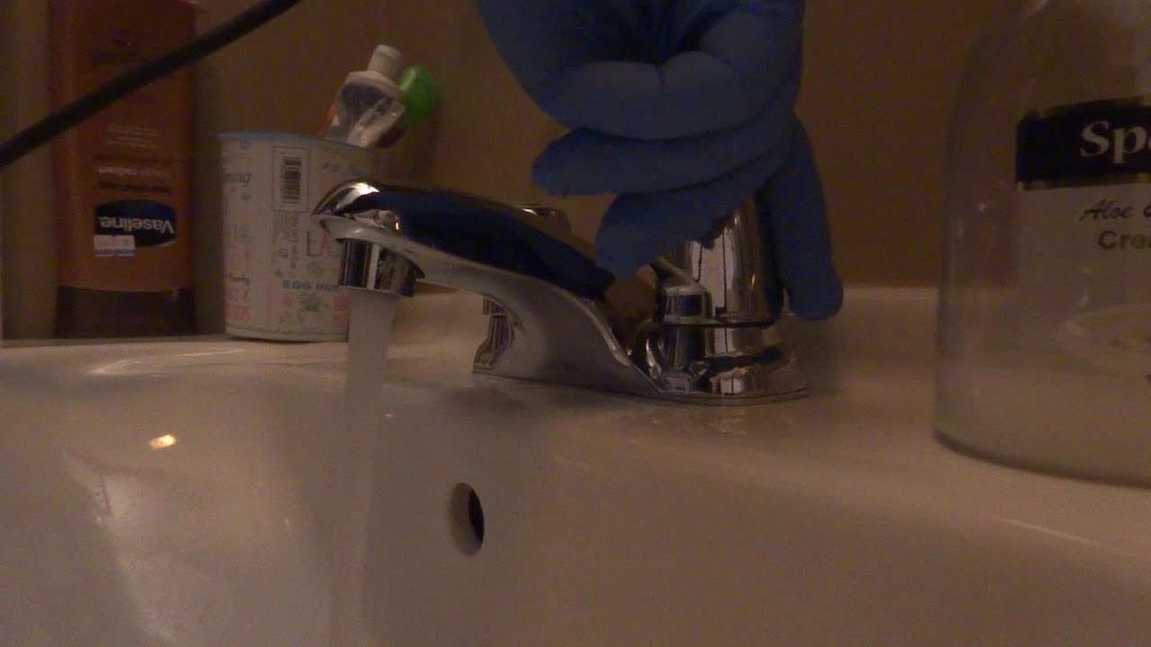 water leak when faucet runs YouTube