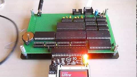 Homebrew Z80 Real Time Clock demo