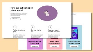 Full Landing Page Tutorial Using HTML, CSS and JS | Part 2 | Pet Food Website |