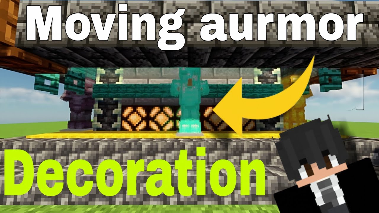 How to build moving aurmor stand display😍 for decoration in Minecraft | Toturial video 