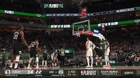 Milwaukee Bucks fans are counting numbers to help Giannis at the Free Throw Line 😂 vs Brooklyn Nets