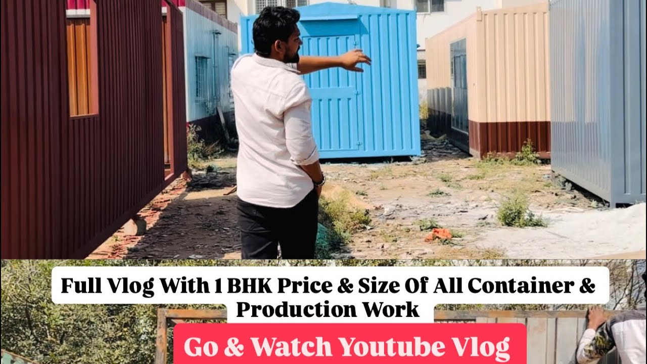 My First Container Factory Tour Vlog || KNOW THE PRICE Of Portable House Cabins & Farm House ⁠