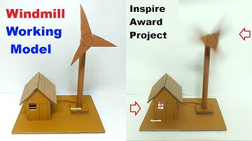 wind turbine working model for science project exhibition - diy - inspire award project - diypandit